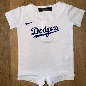 LA Dodgers baby onesie 0-3 months